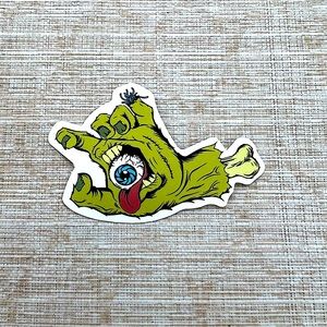 Zombie Eye Gross Grunge Horror Funky Single Decor Art Sticker